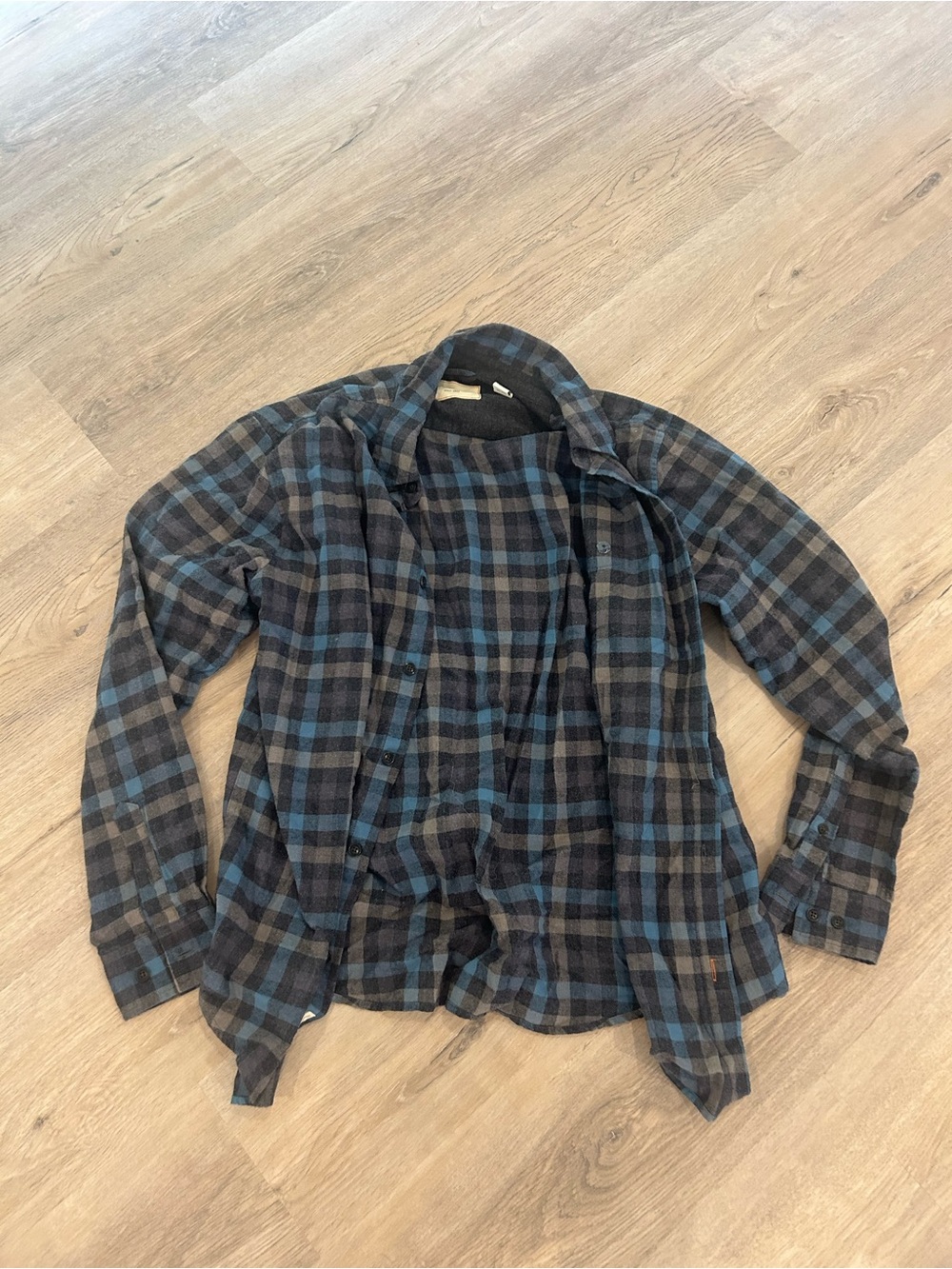 Weatherproof Men's Blue and Black Plaid Jacket